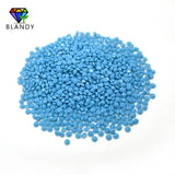 1000pcs 5A 1.0-3.0mm Round Synthetic Nano Turquoise Stone Gems