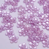 1000pcs/set 12mm Flatback Pearl Flower Embellishment Wedding Craft