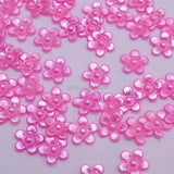 1000pcs/set 12mm Flatback Pearl Flower Embellishment Wedding Craft