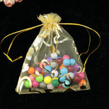 100Pcs 20x30cm Hearts Wedding Gift Bag Organza Favor Jewelry Packaging Pouches