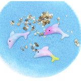 100pcs Colorful Dolphin Resin Cabochons DIY Jewelry Findings