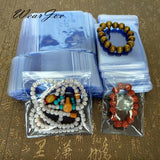 100pcs Thicken PVC Zip Lock Bag Jewelry Storage Pouches