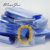 100pcs Thicken PVC Zip Lock Bag Jewelry Storage Pouches