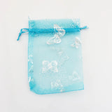 100pcs Butterfly Organza Bags 9x12cm Jewelry Gift Packaging Pouches