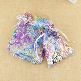 100pcs Coralline Organza Bag 7x9cm Jewelry Pouch Favor Gift Packaging