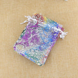100pcs Coralline Organza Bag 7x9cm Jewelry Pouch Favor Gift Packaging