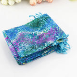 100pcs Coralline Organza Bag 7x9cm Jewelry Pouch Favor Gift Packaging
