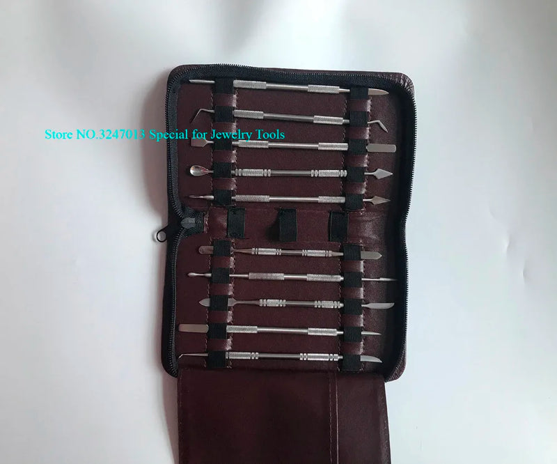 10PCS/SET Carving Wax Knives Dental Engraving Kit