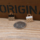 10PCs Handbag Shape Bracelet Necklace Charm DIY Jewelry Findings