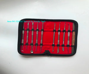 10Pcs Double Head Engraving Knives Wax Carving Jewelry Tools