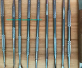 10Pcs Double Head Engraving Knives Wax Carving Jewelry Tools