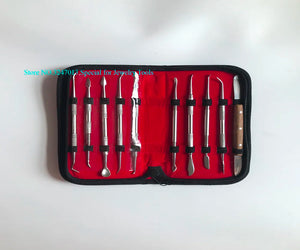10Pcs Double Head Engraving Knives Wax Carving Jewelry Tools