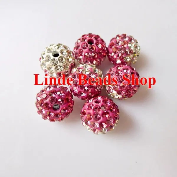 10mm Shamballe Beads Christmas Ornaments Clay Crystal SH10037