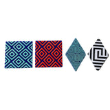 10pcs Resin Charms Geometric Square Acrylic Necklace Pendants