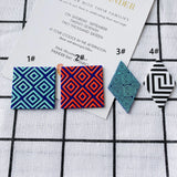 10pcs Resin Charms Geometric Square Acrylic Necklace Pendants