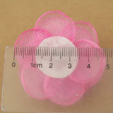 10pcs Fabric Flowers DIY Hair Accessory Rosettes 50mm Camellia