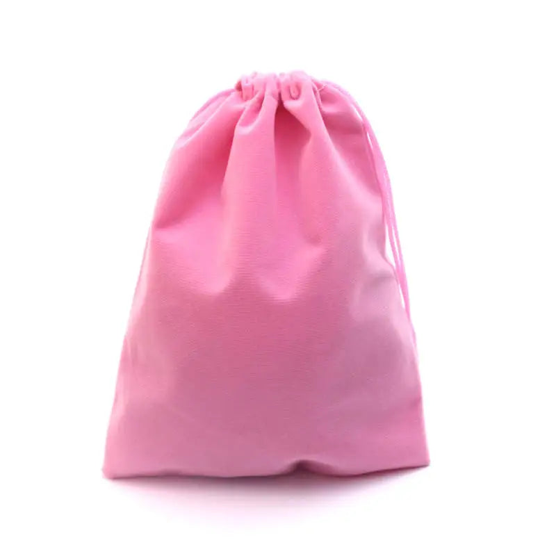 10pcs Pink Velvet Bag 15x20cm Jewelry Wedding Gift Drawstring Pouch
