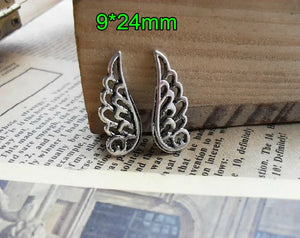 Vintage Wing Charms Pendant for Jewelry Making