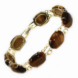 Natural Tiger's Stone Bracelet 12X16MM Bead