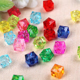 Colorful Acrylic Cube Beads 12mm & 14mm