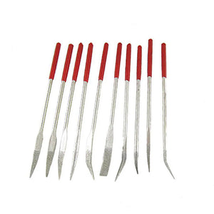 140X3mm Needle Files Jeweler Diamond Carving Craft Tool Metal Glass Stone