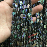 15" Abalone Shell Beads for Jewelry Making DIY