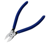 150mm Side Cutting Nippers, Stainless Steel, Blue Handle