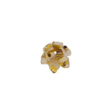 15pcs 19*25MM 3D Acetic Acid Acrylic Flower Caps Charms for Earring Ornament