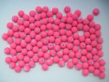 1600pcs 8mm Acrylic Rubber Beads for Jewelry Making