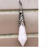 81mm Carnelian Jaspe Crystal Tiger Eye Opal Pendant Bead
