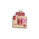 Tone Plated Oil Drop Jewelry Charms Ornament Necklace Pendant