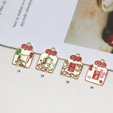 Tone Plated Oil Drop Jewelry Charms Ornament Necklace Pendant