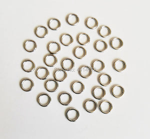 1000pcs 1X6mm Stainless Steel Jump Rings for Jewelry Making