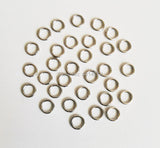 1000pcs 1X6mm Stainless Steel Jump Rings for Jewelry Making