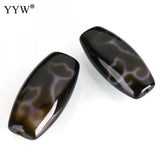 1pc 29x13mm Natural Tibetan Dzi Beads High Quality for DIY Jewelry