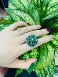 5-15mm Green Moissanites Round Brilliant Cut Sic Material Stone for Jewelry