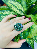5-15mm Green Moissanites Round Brilliant Cut Sic Material Stone for Jewelry