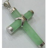 Western Style Turquoise Cross Pendant Necklace
