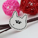 200pcs Cat Earring Cards Jewelry Cards 3.7x3.7cm
