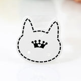 200pcs Cat Earring Cards Jewelry Cards 3.7x3.7cm