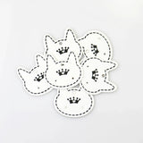200pcs Cat Earring Cards Jewelry Cards 3.7x3.7cm
