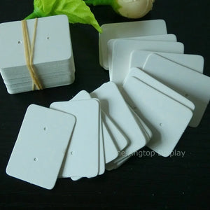 200pcs Earring Cards Jewelry Packing Cards 3.5x2.5cm