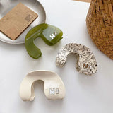 8.5CM Acetate U-type Hair Clip for Women Girls