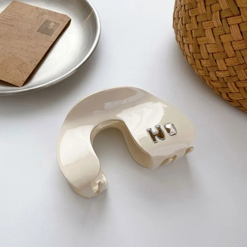 8.5CM Acetate U-type Hair Clip for Women Girls