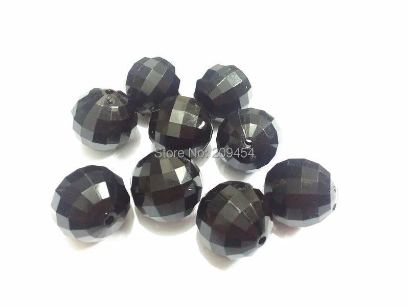 20MM Acrylic Faceted Beads 100pcs/lot