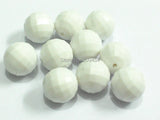 20MM Acrylic Solid Faceted Beads for Kids Jewelry Making