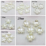 20Pcs Shell Flower Scrapbook Pearl Beads Sewing Button DIY Material Findings