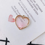 20pcs 26MM Heart Crochet Charms DIY Jewelry Necklace Bracelet Earring Pendant