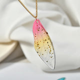 20pcs Glitter Angel Wings Resin Charms Earring Necklace Pendant Ornaments