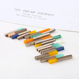 20pcs Wooden Style Resin Rectangle Charms Earring Pendant DIY 30mm 40mm